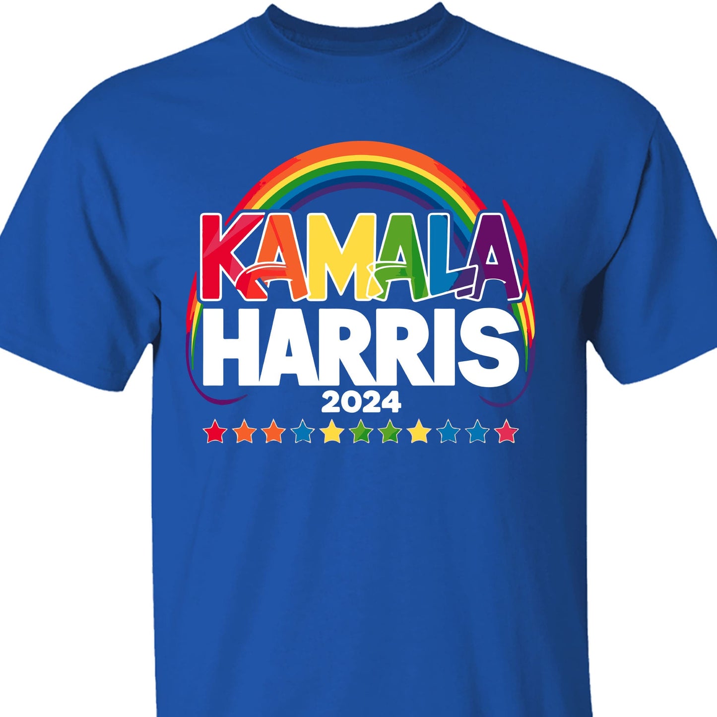 Rainbow Kamala Harris Shirt | Kamala Harris 2024 Shirt | Democrat Shirt Dark T1450 - KH2