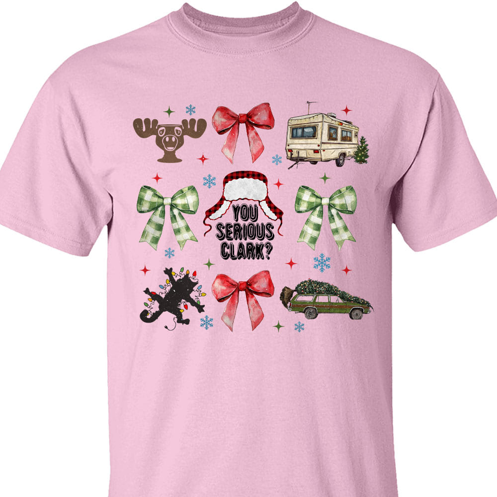 Christmas Coquette Bow Shirt, Retro Christmas Sweater, Funny Xmas Holiday Sweatshirt T1656