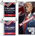 2 Garden Flags，Trump 2024 Garden Flags for Outside,Support Trump 2024 Flag,Save America Again Flags Outdoor Flags Independence Day Flag Garden Flag 12 * 18 Inch Double Sided Flag