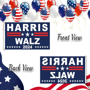 Kamala Harris Waltz 2024 Flag Kamala Harris Waltz for the People Flag 3X5Ft Kamala Harris 2024 President Flags for Garden Yard Decor