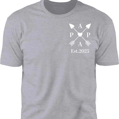 Dad’s Edition Shirt | Personalized Father’s Day T-Shirt with Custom EST Year | Gift for New Dad, First-Time Dad, Proud Father Apparel 682260