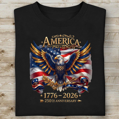 USA 250th Anniversary Shirt, America Flag Tee, Patriotic 4th Of July Gift 685225