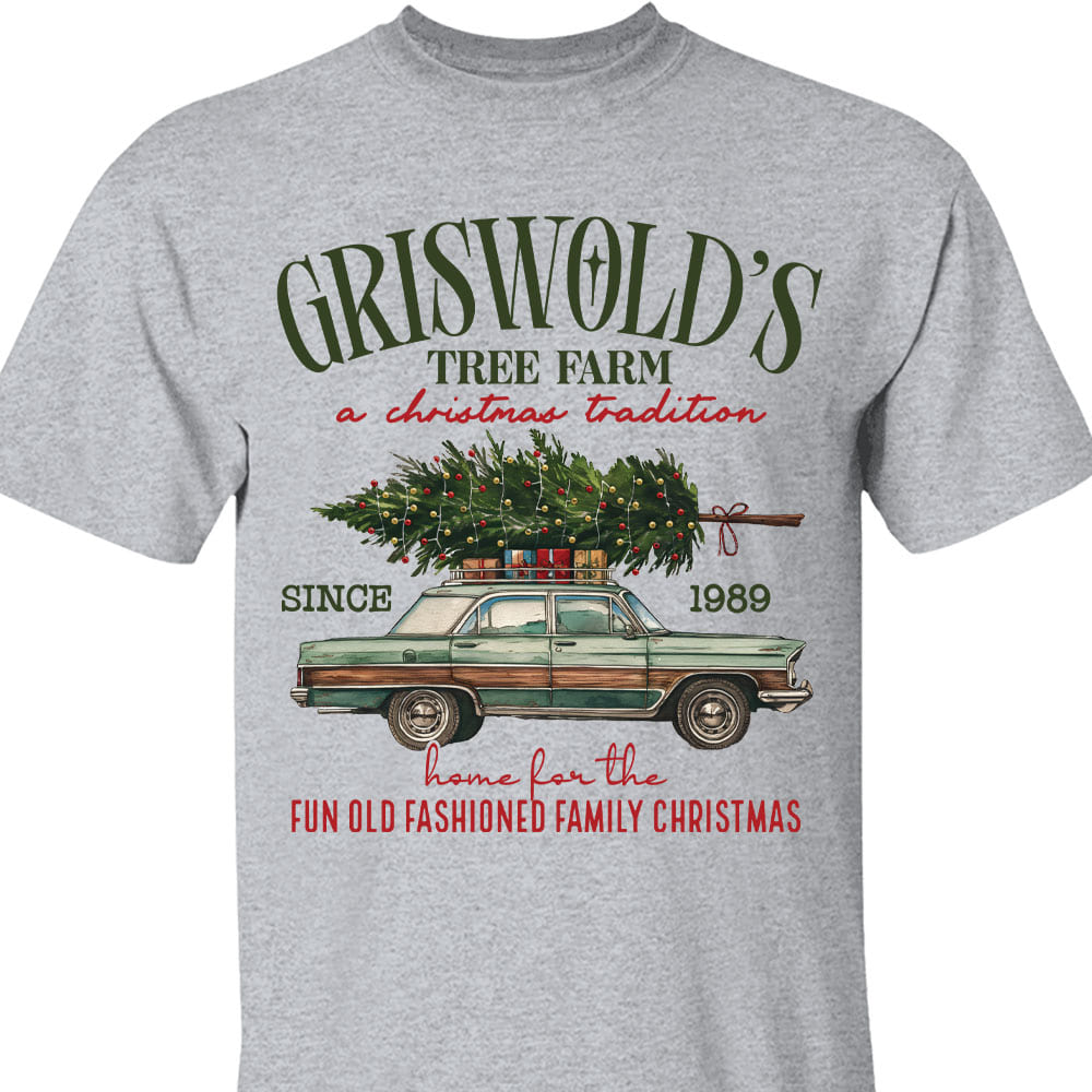 Griswold Christmas Tree Farm Shirt, Christmas Vacation Sweater, Retro Family Christmas Sweatshirt T1651