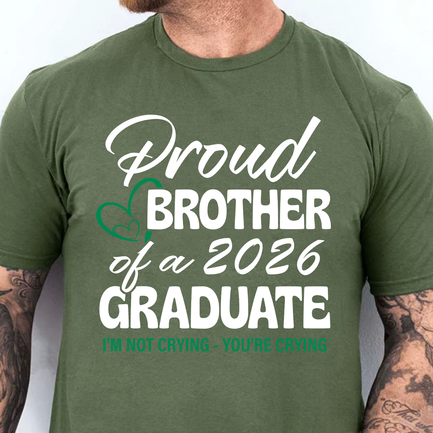 Proud Family Senior 2026 Personalized Custom Graduation Shirt T506V2