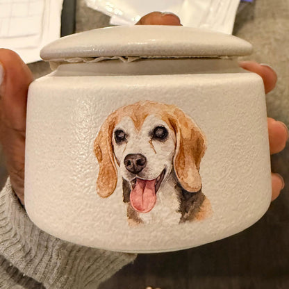 Custom Dog Urn With Photo | Personalized Pet Urn | Custom Photo | Pet Memorial Gift 684813