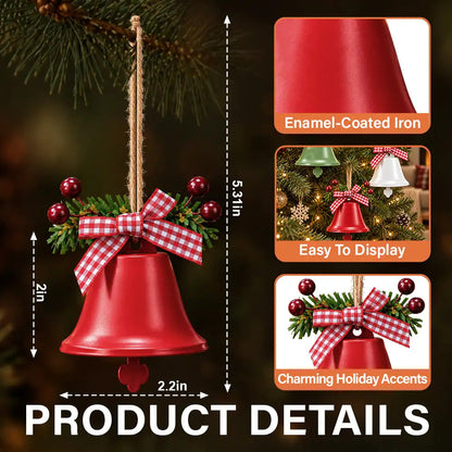 Personalized Christmas Bell Ornament, Custom Name Holiday Tree Decoration, Family Christmas Gift 686607