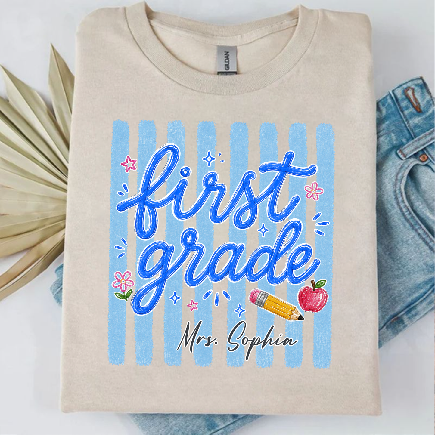 Custom Grade Level Shirt, Personalized Teacher Team Tee, Back To School Gift 685462