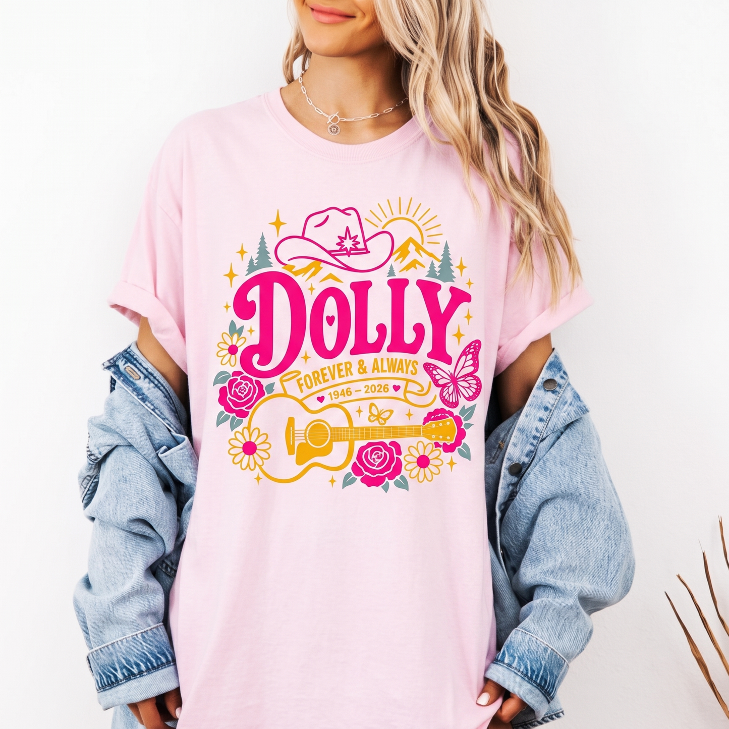 Dolly Parton Forever & Always Memorial Shirt, Vintage Country Music Tribute Tee 686073 WFD