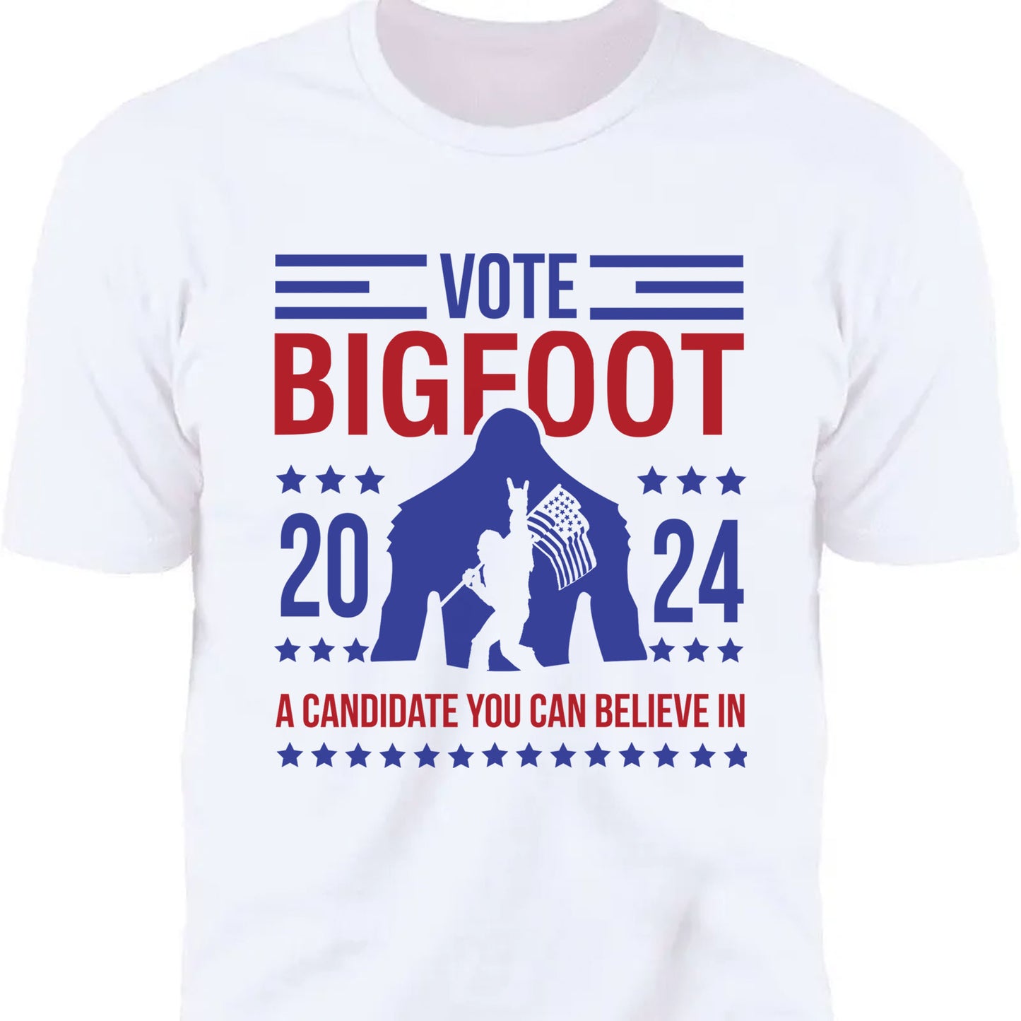 Vote Bigfoot Shirt | Funny Bigfoot for President Shirt | Funny 2024 Election Shirt | Funny Sasquatch Shirt | Bigfoot Lover Shirt | Bigfoot 2024 - T1037 - GOP