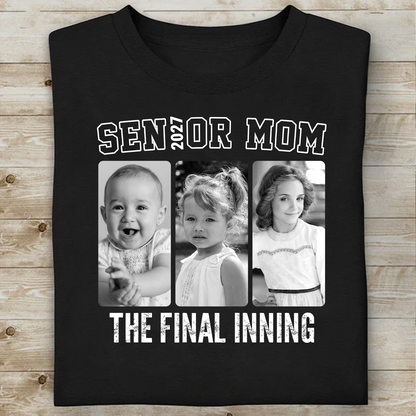 Custom Photo Senior Dad & Mom 2027 Shirt, Personalized Graduation Tee, Proud Senior Parents Gift 685800