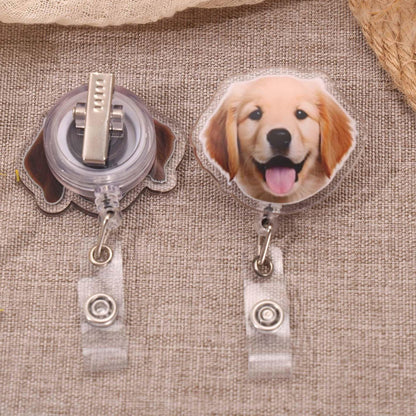 Custom Badge Reel Funny | Dog Badge Reel | Cat Badge Reel | Nurse Badge Reel | Retractable Badge Holder 683785