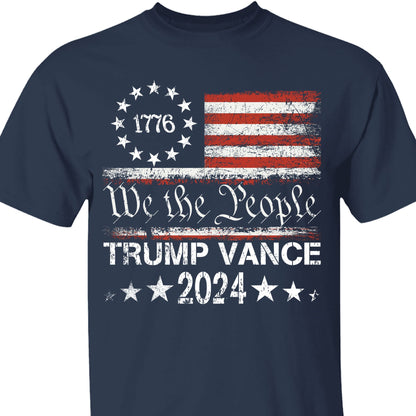 We The People Trump Vance | Trump 2024 Shirt | JD Vance Shirt | Election 2024 Shirt | Trump Supporters Shirt Dark T1176 - GOP