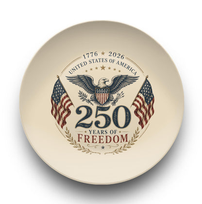 250 Years Of Freedom Jewelry Dish | Vintage Patriotic Trinket Tray | 4th Of July Gift 685306