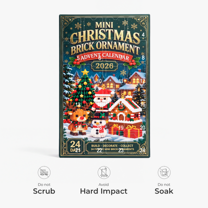 Mini Christmas LEGO Brick Advant Calendars, 24 Pieces Christmas Countdown Gift Box 686809 WFD