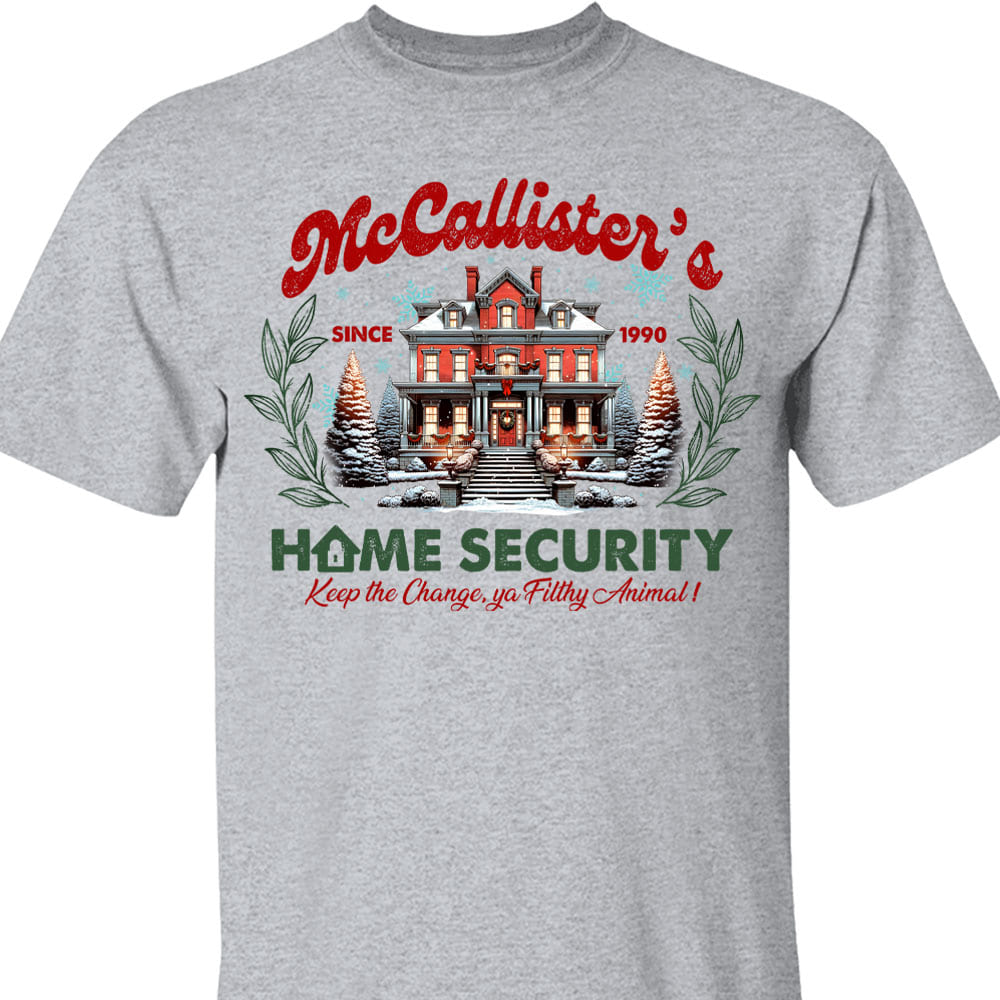 McCallister's Christmas Movie Shirt, Christmas 90's Movie Sweater, Funny Christmas Sweatshirt T1635