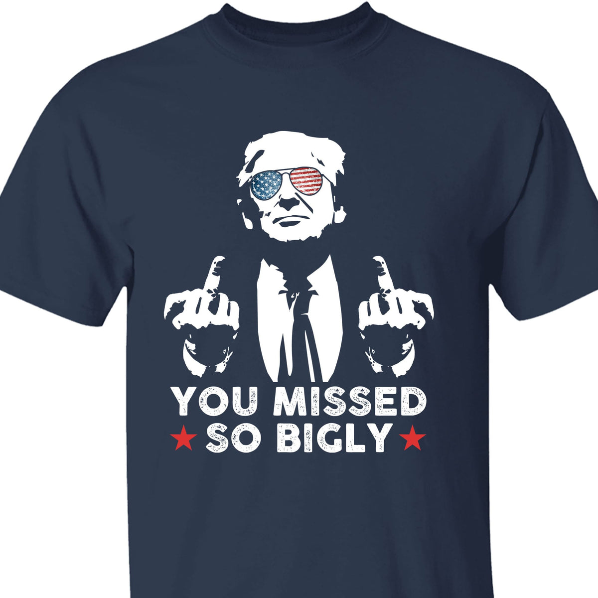You Missed So Bigly | Trump Fight 2024 Shirt Pennsylvania Rally | Donald Trump Shirt Dark T1164 - GOP