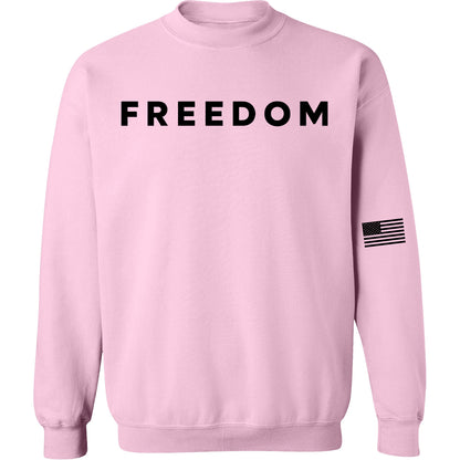 Freedom Charlie Kirk Memorial Sweatshirt | Charlie Kirk Sleeve Left Print Sweatshirt | Patriotic Tribute Sweater 683018