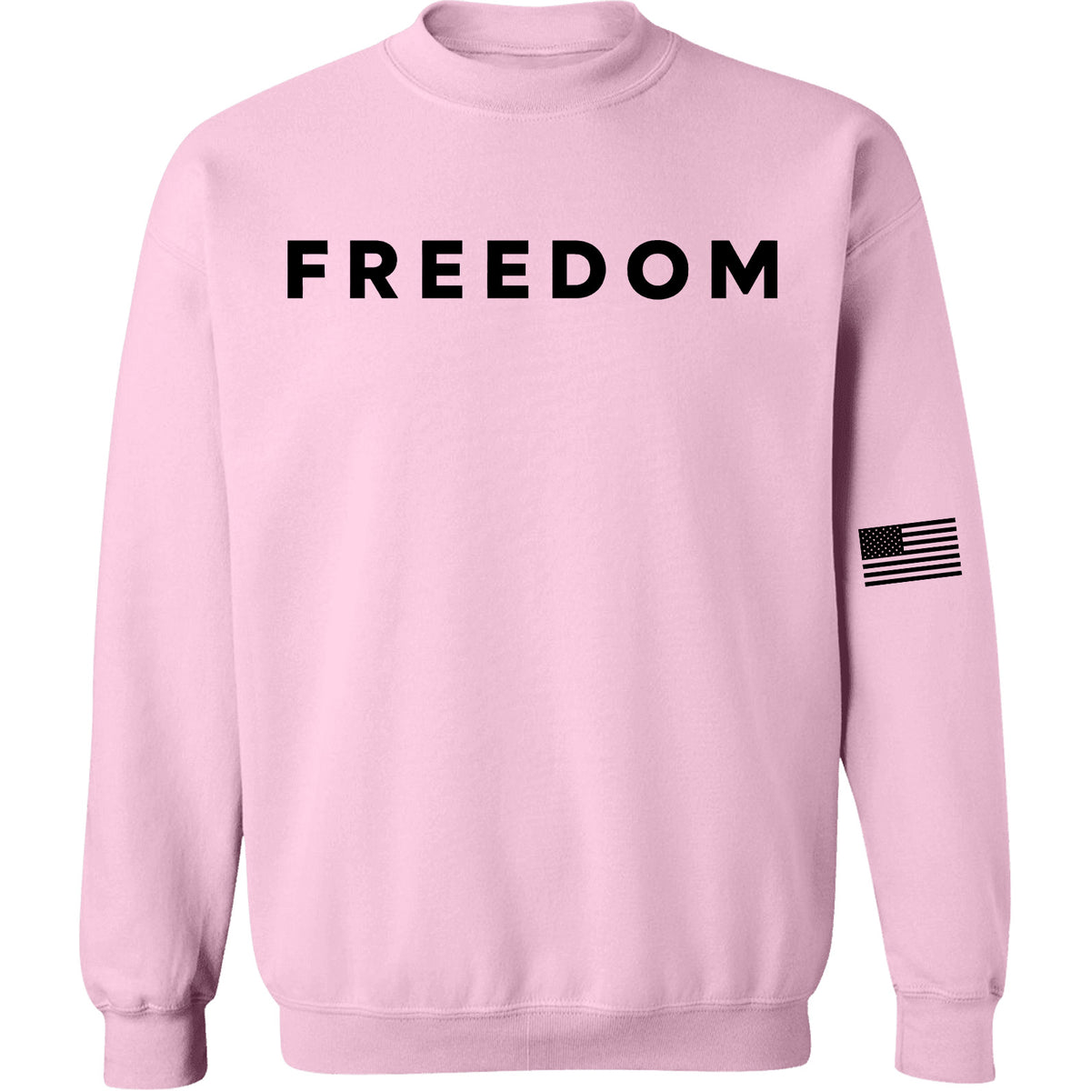 Freedom Charlie Kirk Memorial Sweatshirt | Charlie Kirk Sleeve Left Print Sweatshirt | Patriotic Tribute Sweater 683018