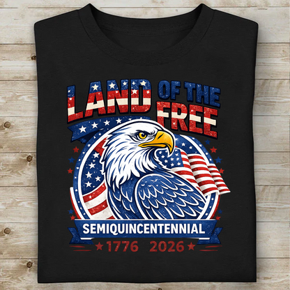 250 Years Land Of The Free Shirt, Patriotic US Flag Tee, 4th Of July Independence Day T-Shirt 684912