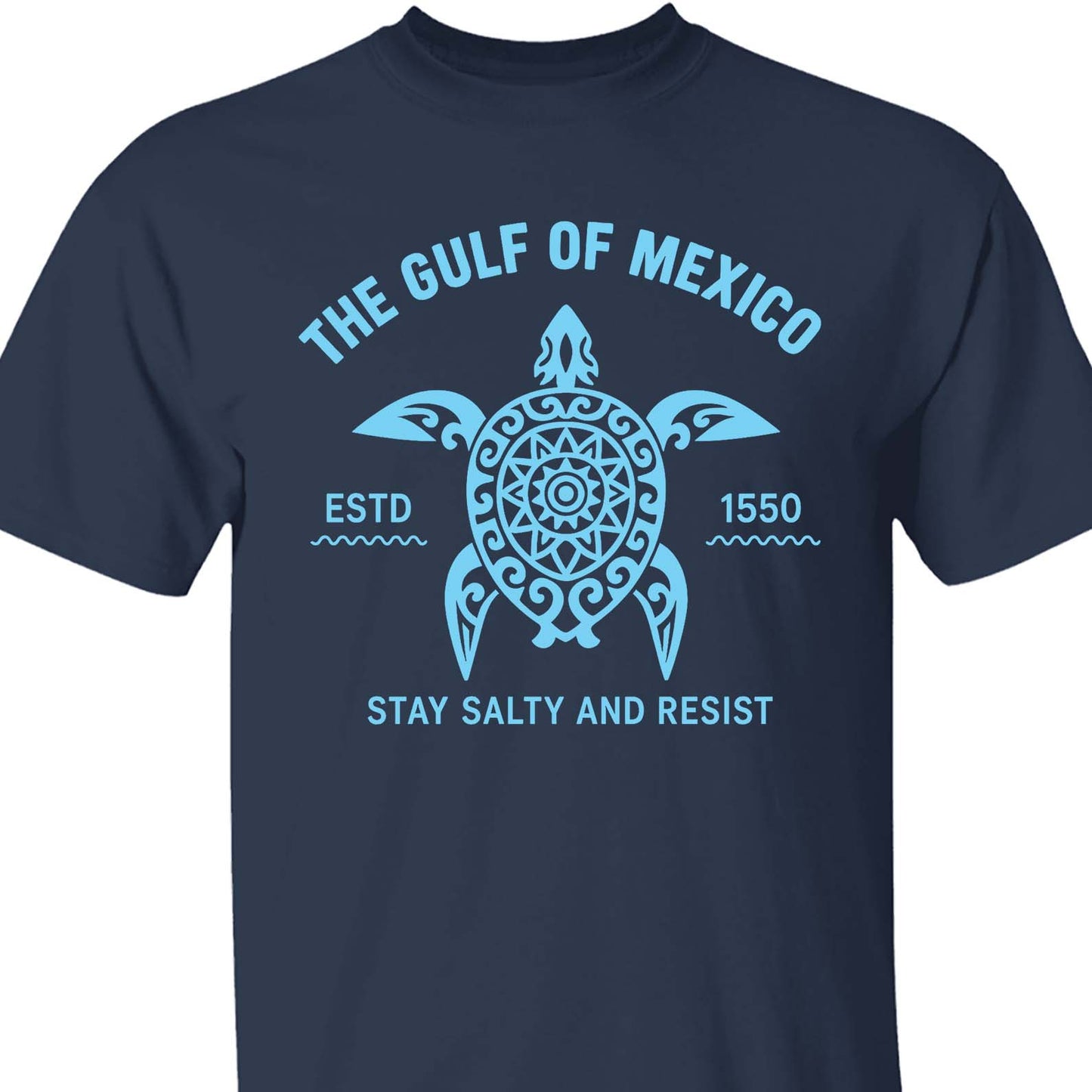 Gulf of Mexico Stay Salty Resistance Shirt, Resist Shirt, 8647 Anti Trump Shirt, Democrat Shirt, Democrat Gift Shirt - 682168