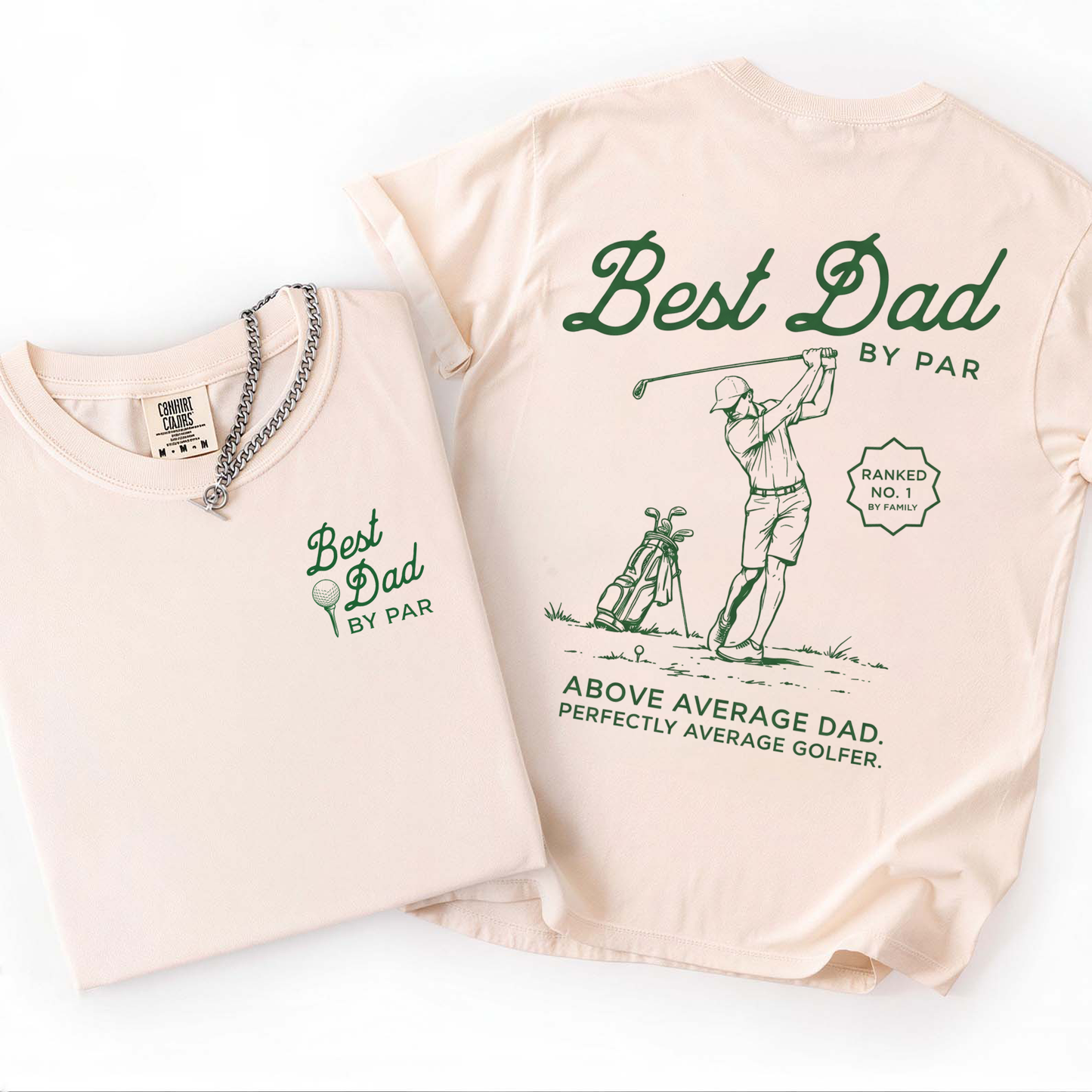 Best Dad By Par Pocket & Back Bright Shirt, Golf Dad Tee, Father’s Day Gift For Dad 685165