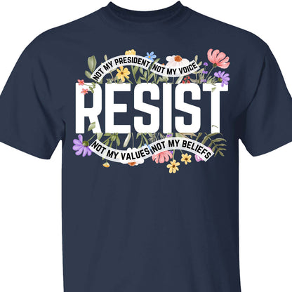 Resist Shirt - Empowered Women Against Trump Shirt, 8647 Anti Trump Dark Shirt, Equality Tee For Strong Liberal Women 682219