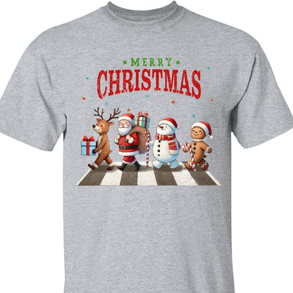 Merry Christmas Shirt, Cute Christmas Elements Sweater, Xmas Holiday Sweatshirt T1641