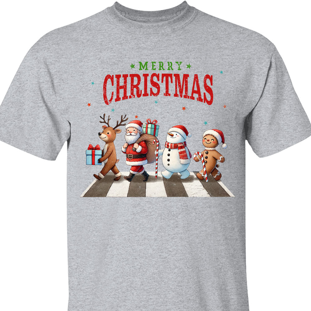 Merry Christmas Shirt, Cute Christmas Elements Sweater, Xmas Holiday Sweatshirt T1641