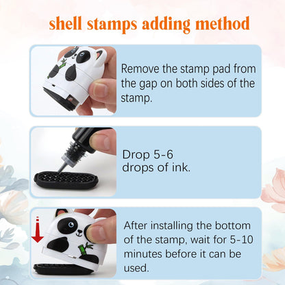 Personalized Two-Color Stamp | Custom Name Animal Stamp | Back To School Gift 685587 WFD