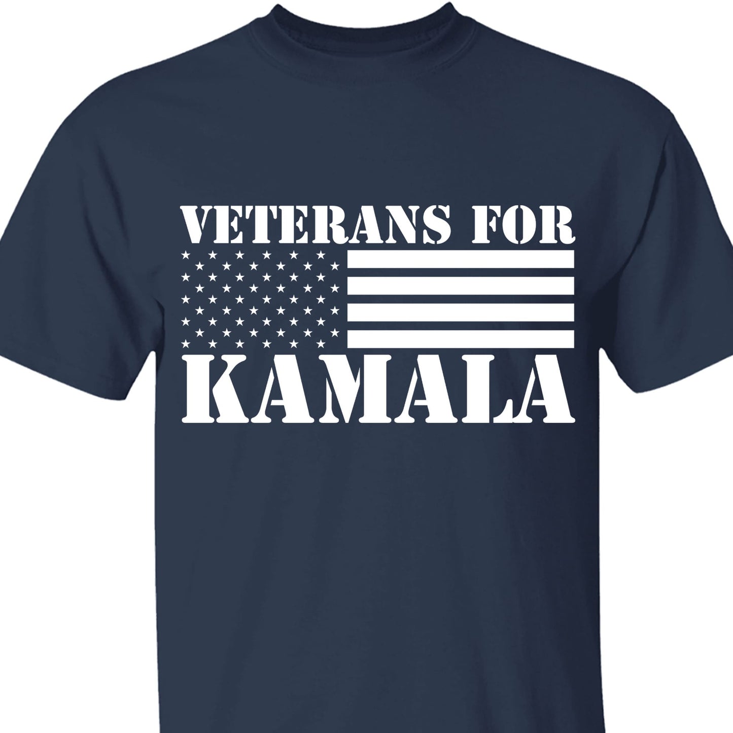 Veterans For Kamala Shirt | Kamala Harris 2024 Shirt | Democrat Shirt Dark T1566 - KH2