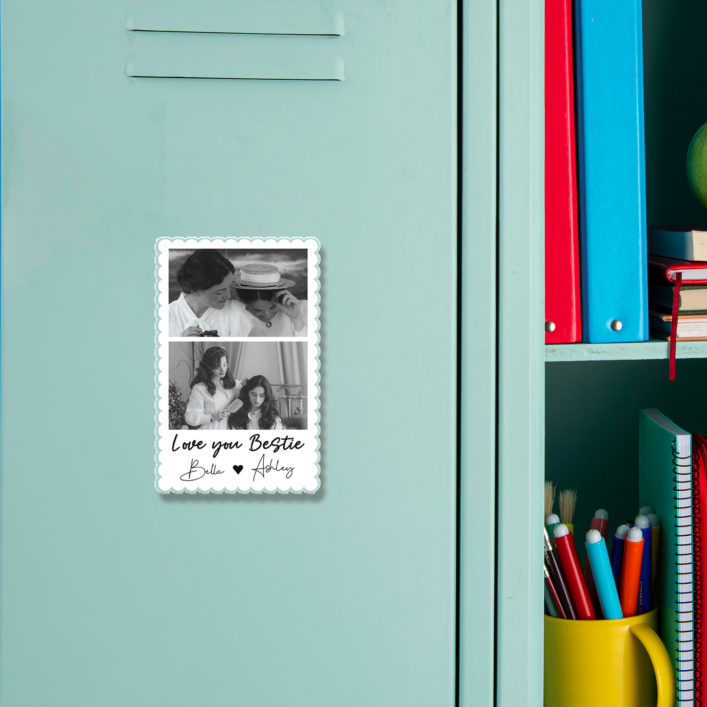 Custom Bestie Photo Strip Fridge Magnet | Bestie Birthday Gift, Friendship Gift, BFF Gift, Bridesmaid Gift 685837