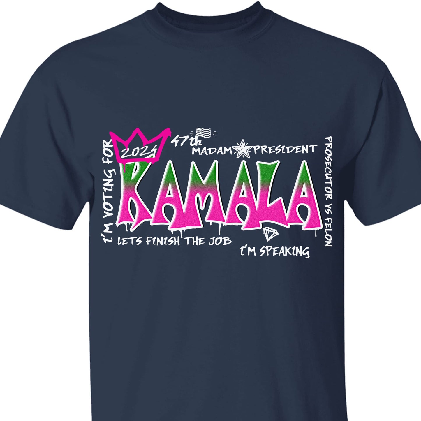 Kamala Graffiti Shirt | Kamala Harris 2024 Shirt | Democrat Shirt Dark T1242 - KH2