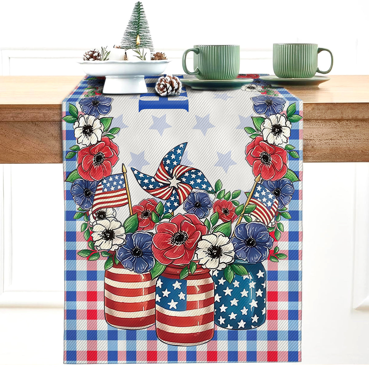 250 Year Anniversary Table Runner | Commemorating America’s 250th Anniversary 1776–2026 | USA Independence Home Decor 683625