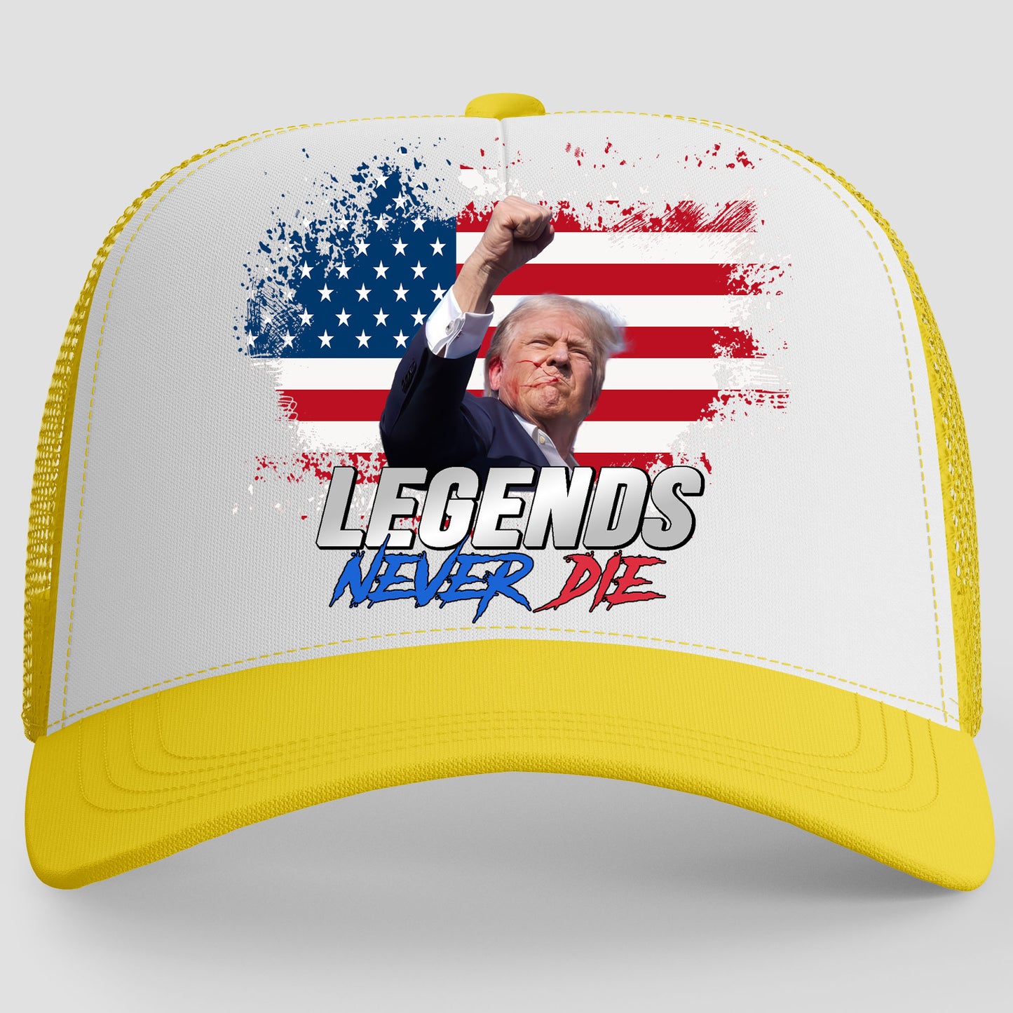 Legends Never Die | Trump Fight 2024 Cap | Trump Pennsylvania Rally | Trump Fight Trucker Cap Hat C1116 - GOP