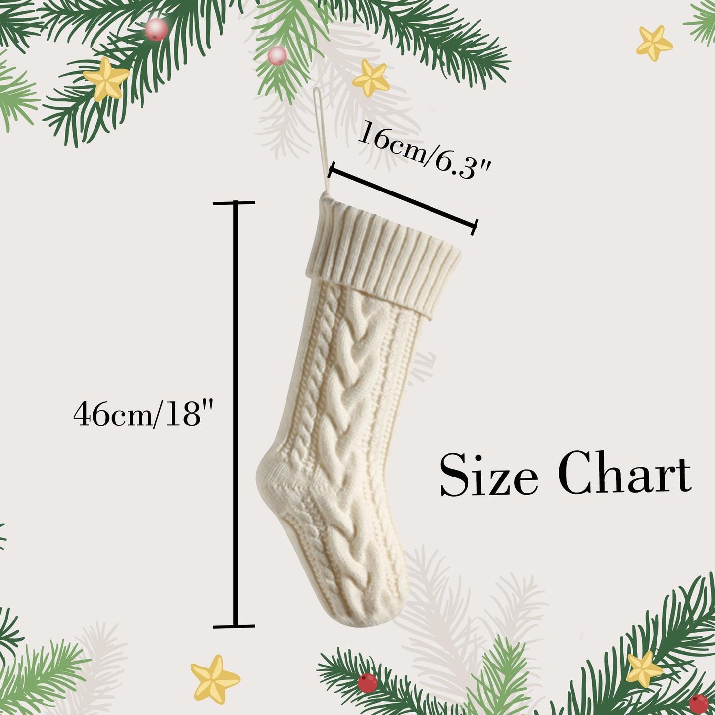 Personalized Christmas Embroidered Stockings | Custom Name Christmas Stockings | Gift For Family 685893 WFD