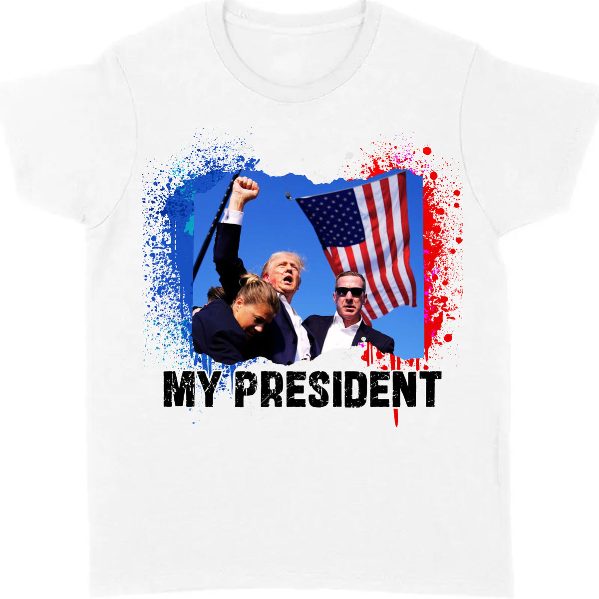 Trump Is My President | Trump Fight 2024 Shirt Pennsylvania Rally | Shirt Bright C1113 - GOP
