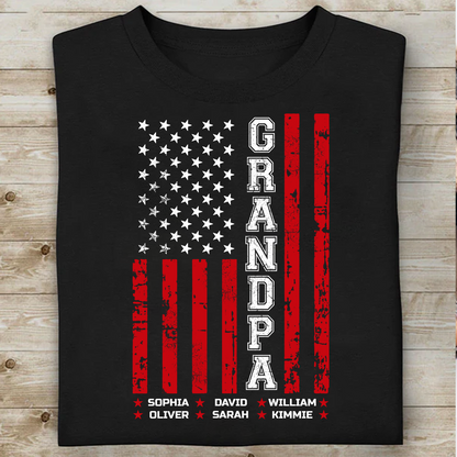 Personalized America 250th Anniversary Dark Shirt, Patriotic USA Flag Tee, Independence Day Shirt 685326