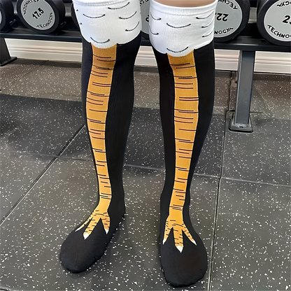 Personalized Funny Chicken Leg Socks, Hilarious Gag Gift For Friends 686762 WFD