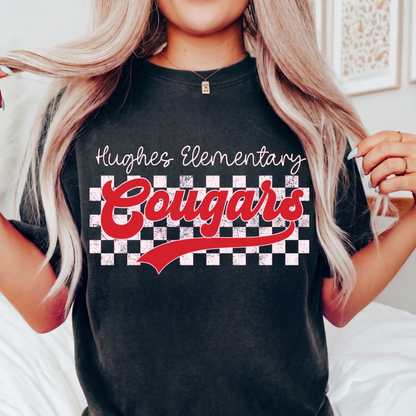 Custom Name Mascot Dark Shirt, Personalized School Team Name Tee, Back to School Gift 685485 WFD