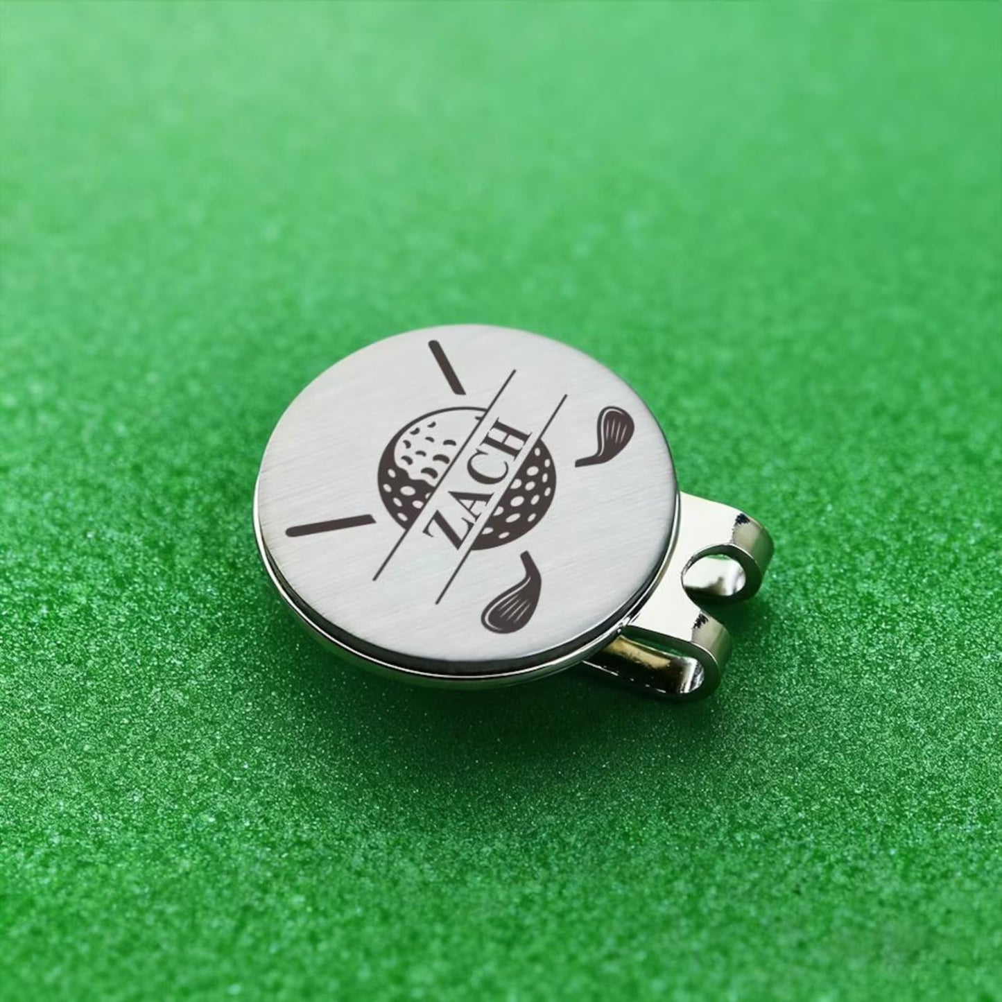 Custom Ball Marker | Personalized Golf Ball Marker with Magnetic Hat Clip| Engraved Golfer Gift 684951