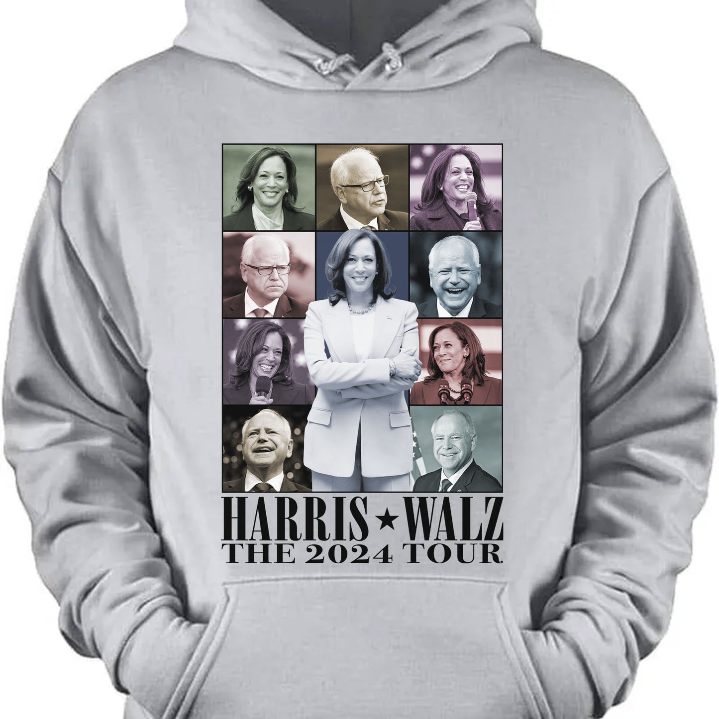 Harris Walz The Eras Tour Shirt | Kamala Harris 2024 Shirt | Tim Walz 2024 Shirt | Democrat Shirt Bright C1461 - KH2