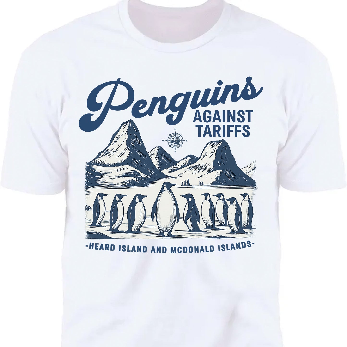 Penguins Against Tariffs Shirt – Funny 8647 Anti Trump Shirt, Resist Penguins Tariff Protest Bright T-Shirt, Anti MAGA Political Tee 682193