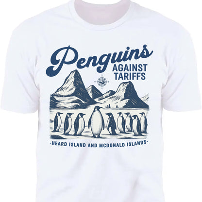 Penguins Against Tariffs Shirt – Funny 8647 Anti Trump Shirt, Resist Penguins Tariff Protest Bright T-Shirt, Anti MAGA Political Tee 682193