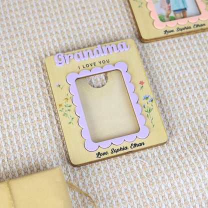 Personalized I Love You Mama Photo Magnet | Mothers Day Picture Frame | Gift For Mom,Grandma 684675