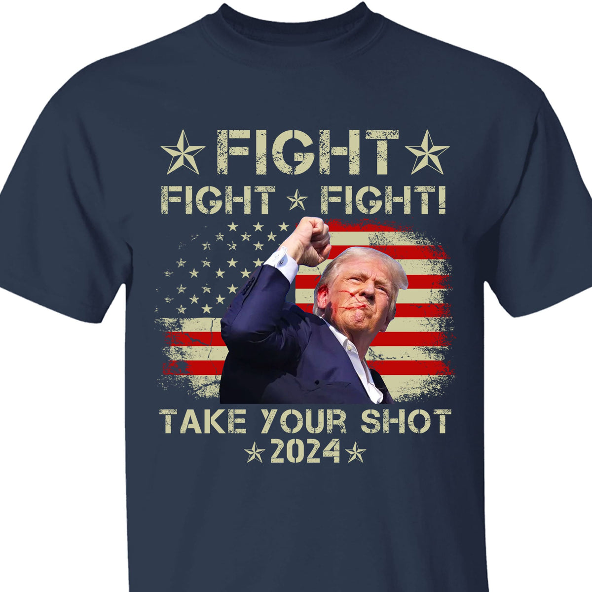 Take Your Shot | Trump Fight 2024 Shirt Pennsylvania Rally | Trump Supporters Shirt Dark T1159 - GOP