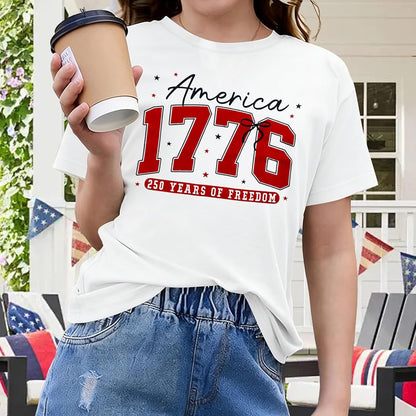 Personalized USA 250th Anniversary Kid Shirt, American Flag Tee, Patriotic 4th Of July Shirt 685232