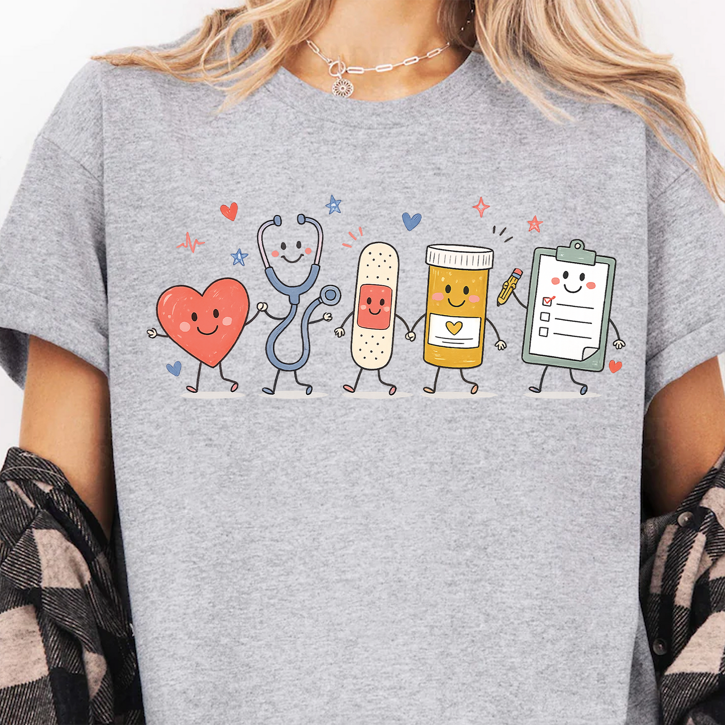 Cute Medical Friends Shirt, Future Doctor Graphic Tee, Back To School & Labour Day Gift 685770