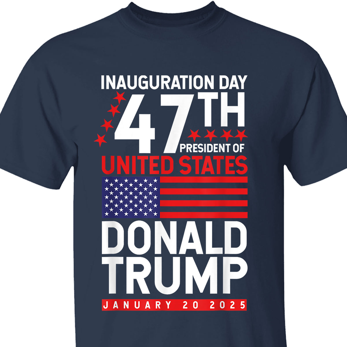 Trump 47th President Of United State, Trump Won Shirt Dark M1717 - GOP
