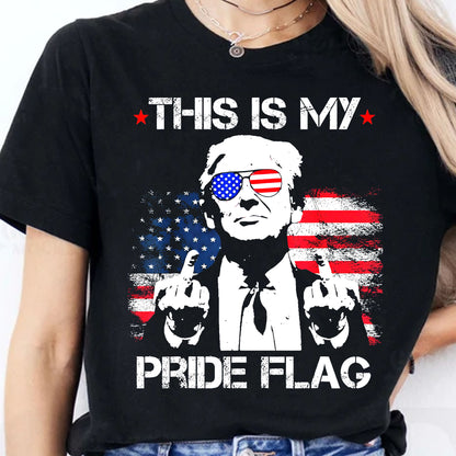 This Is My Pride Flag Trump Shirt | Happy 250th Birthday USA | Patriotic 4th Of July Tee | America 250th Anniversary | Independence Day Shirt 682574