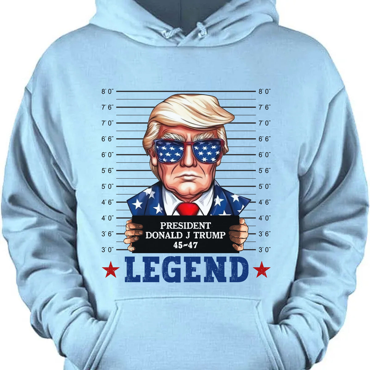 Trump Mugshot Legend Shirt | Trump 2024 Shirt | Trump Supporters Tee | Donald Trump Shirt Bright C1077 - GOP